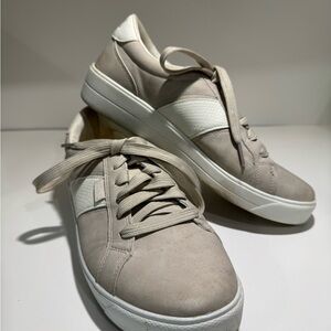 Women’s Rykä Beige and White Casual Sneakers